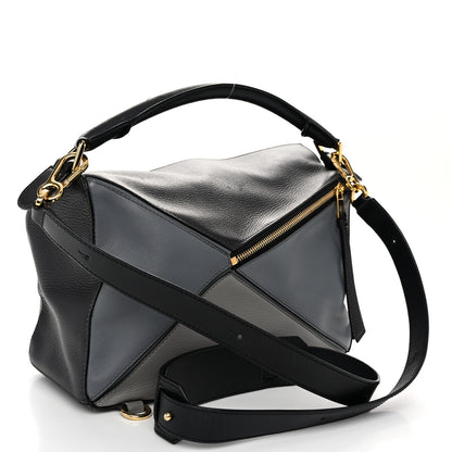 Loewe Calfskin Medium Puzzle Bag Grey Multito 3 of 12