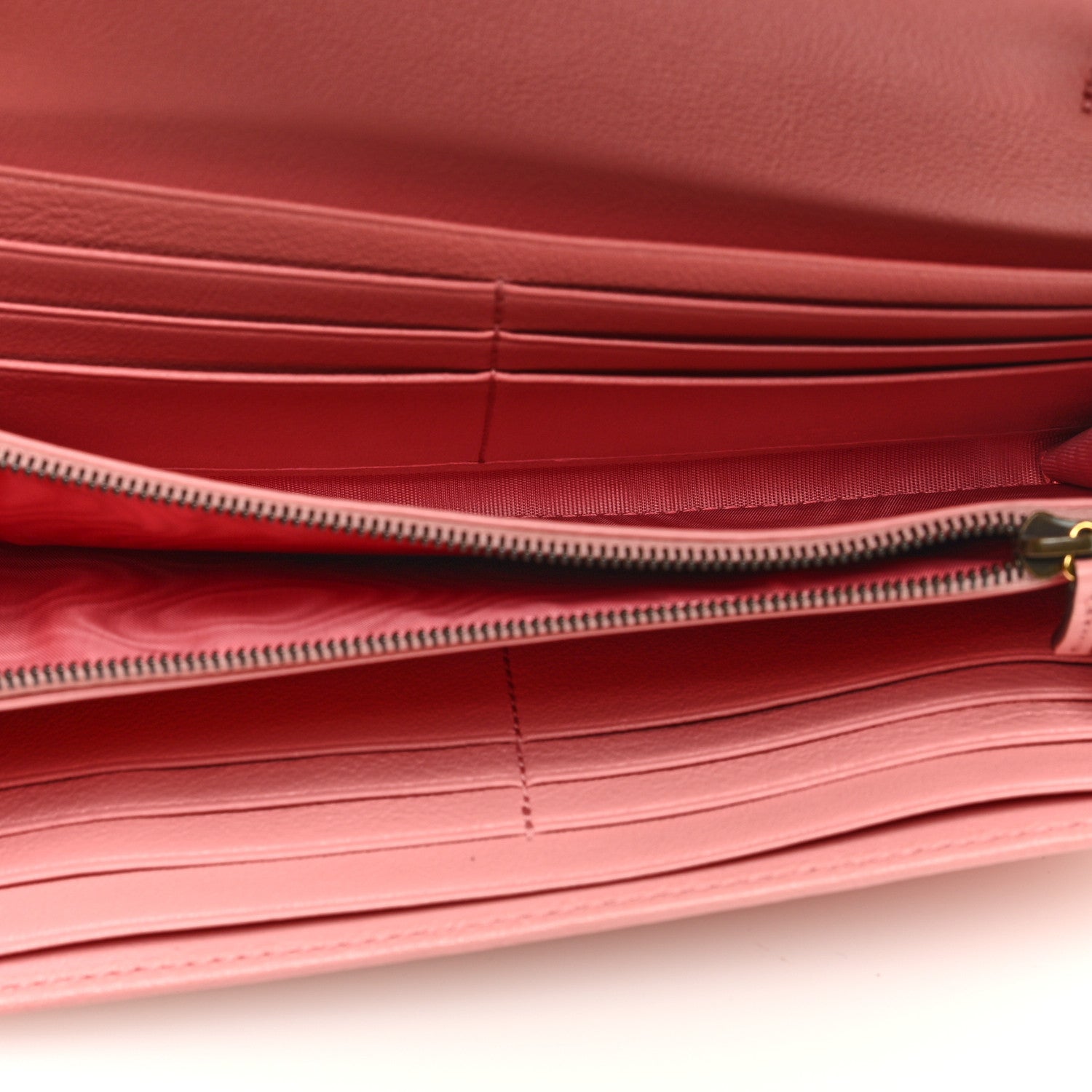Gucci Wonka Grain Calfskin Diana Chain Wallet Wild Rose 5 of 8