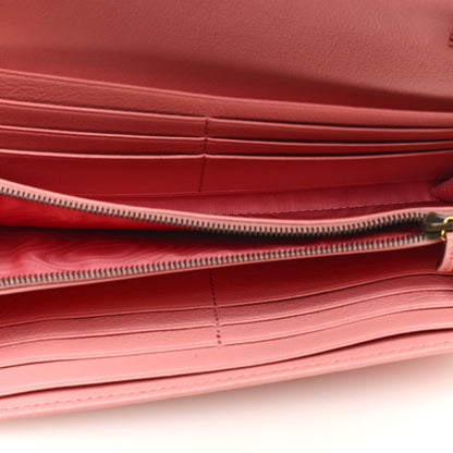 Gucci Wonka Grain Calfskin Diana Chain Wallet Wild Rose 5 of 8