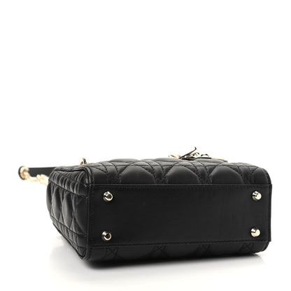 Christian Dior Lambskin Cannage Mini Lady Dior Black 4 of 10