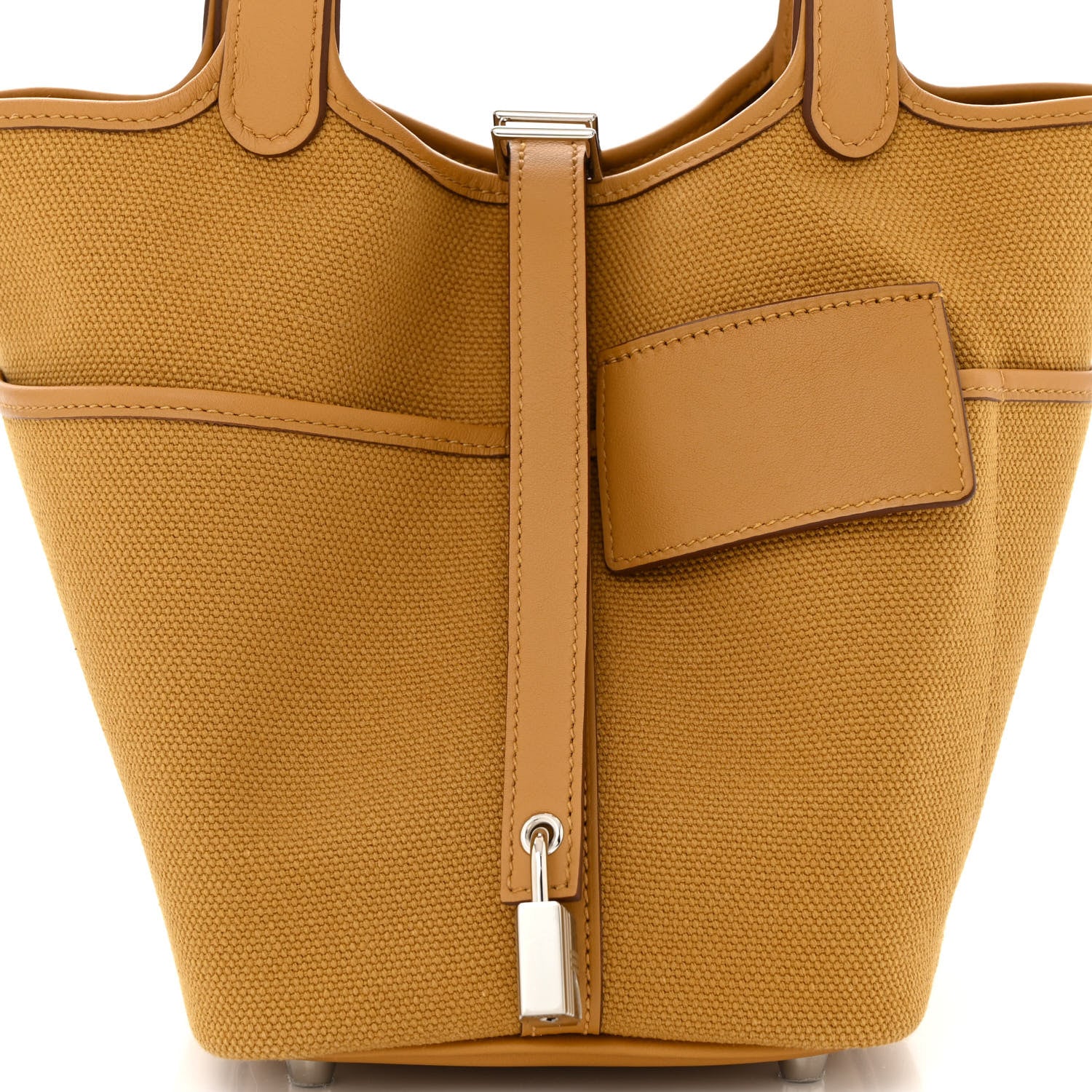 Hermes Toile Goeland Swift Cargo Picotin Lock 18 Sesame 8 of 11