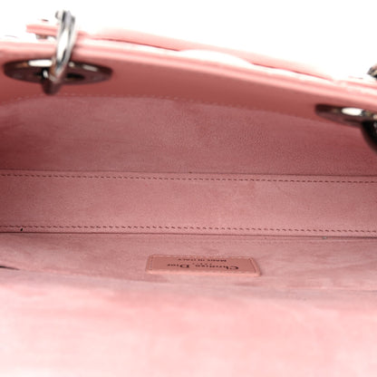 Christian Dior Lambskin Cannage Medium Lady D-Joy Old Rose 5 of 9