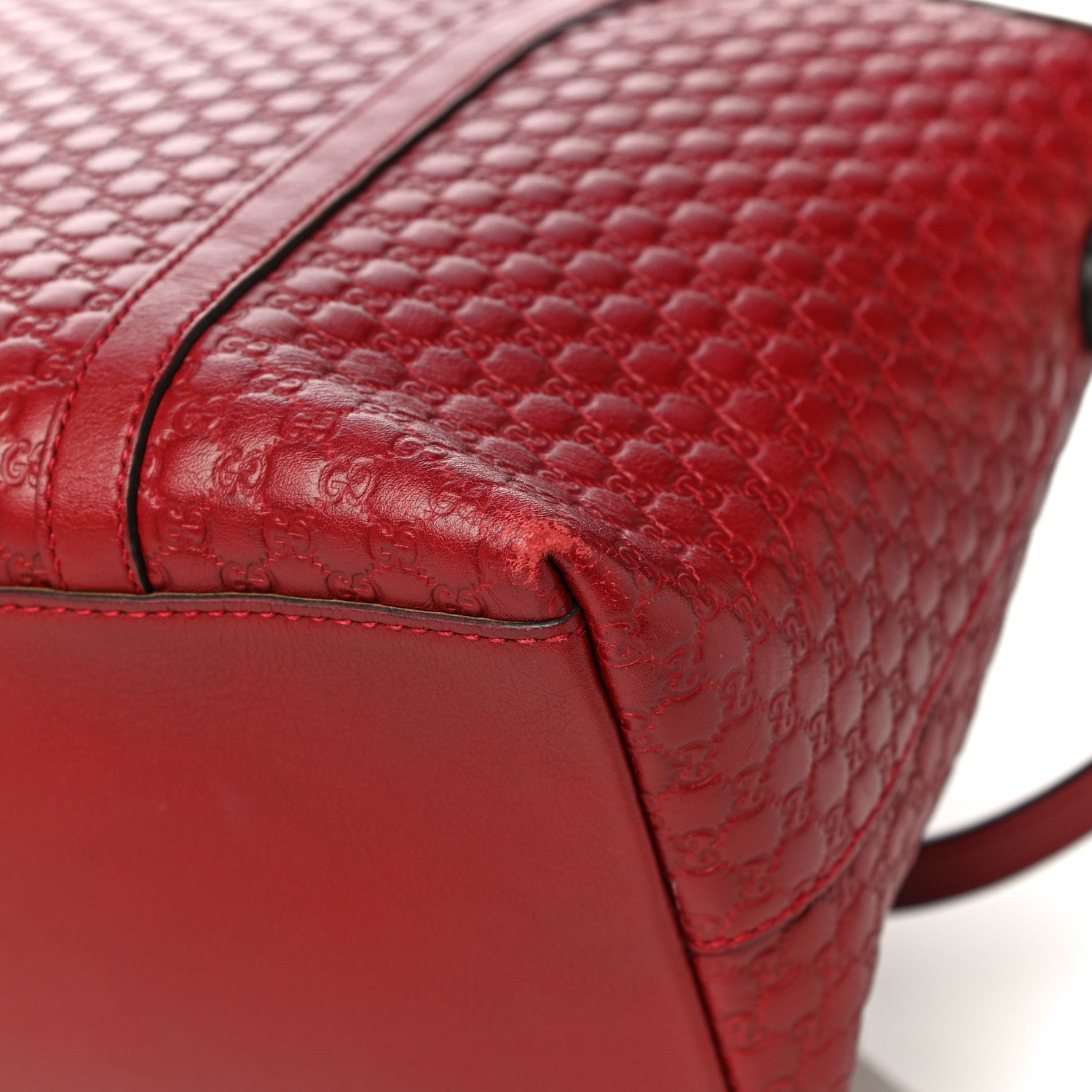 Gucci Soft Microguccissima Dome Satchel Red 12 of 18