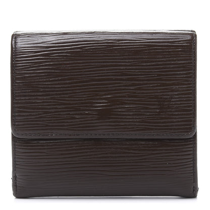Louis Vuitton Epi Elise Wallet Moka 1 of 10