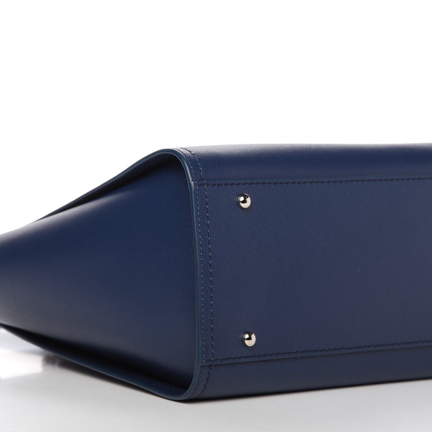 Caviar Small Studded Deauville Tote Navy