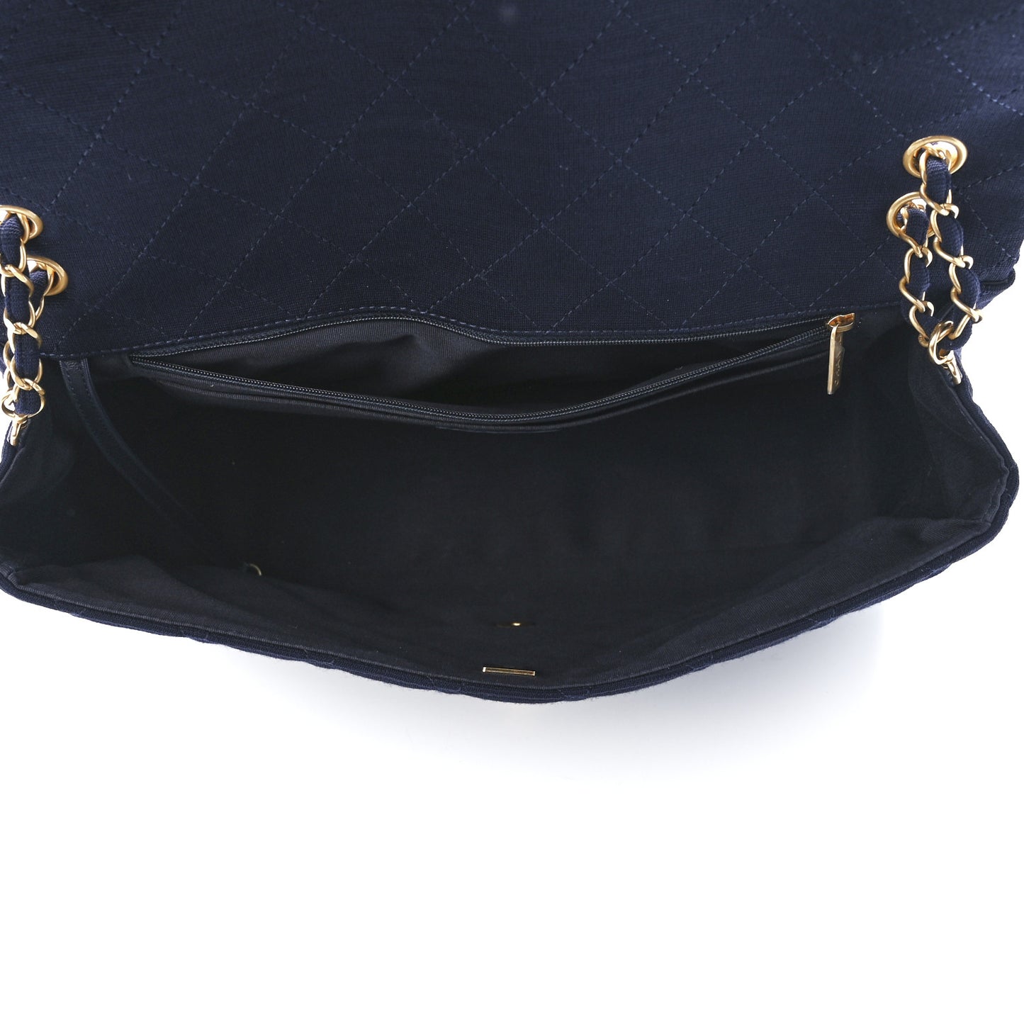 Jersey Quilted XL Jumbo Flap Navy
