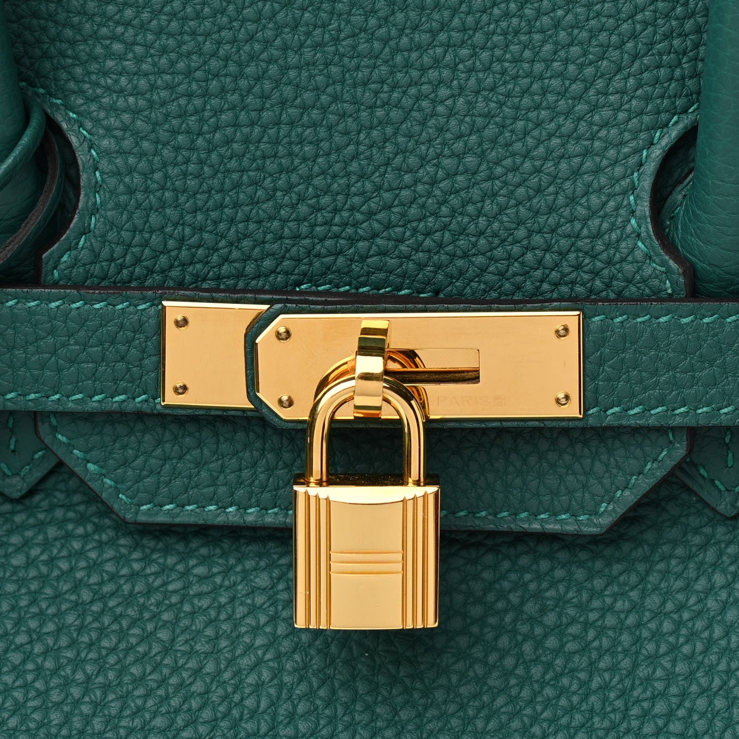 Hermes Togo Birkin 35 Malachite 7 of 12