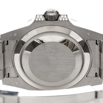 Rolex 18K White Gold Diamond Blue Sapphire 40mm Oyster Perpetual Submariner Watch Royal Blue 116659SABR 4 of 5