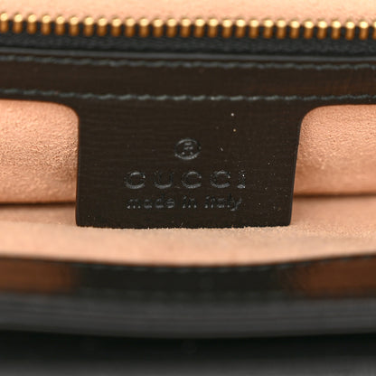 Gucci Azalea Calfskin Small Marina Chain Shoulder Bag Black 7 of 11