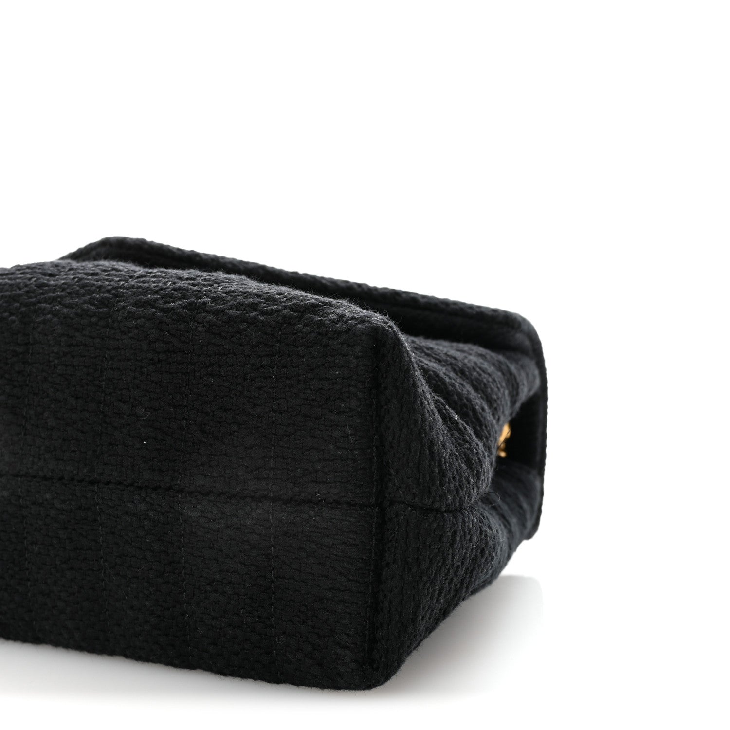 Saint Laurent Canvas Y Quilted Monogram Small Loulou Chain Satchel Black 9 of 9