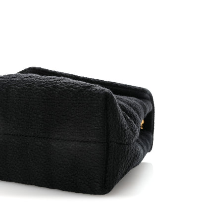 Saint Laurent Canvas Y Quilted Monogram Small Loulou Chain Satchel Black 9 of 9