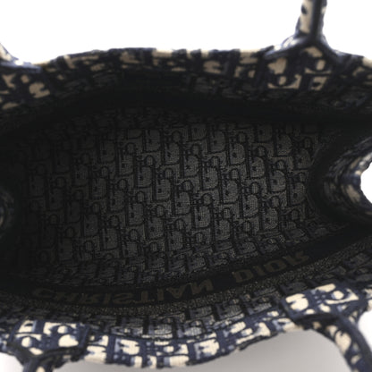 Christian Dior Oblique Medium Book Tote Blue Multicolor 5 of 10