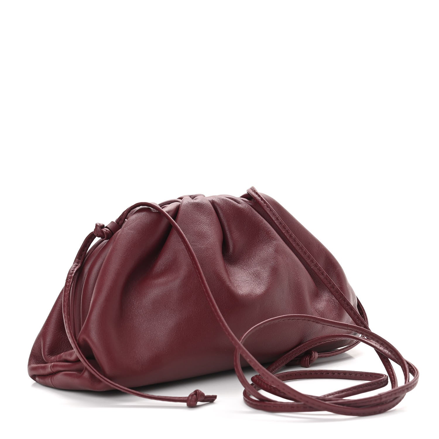 Bottega Veneta Butter Calfskin The Mini Pouch Bordeaux 3 of 10