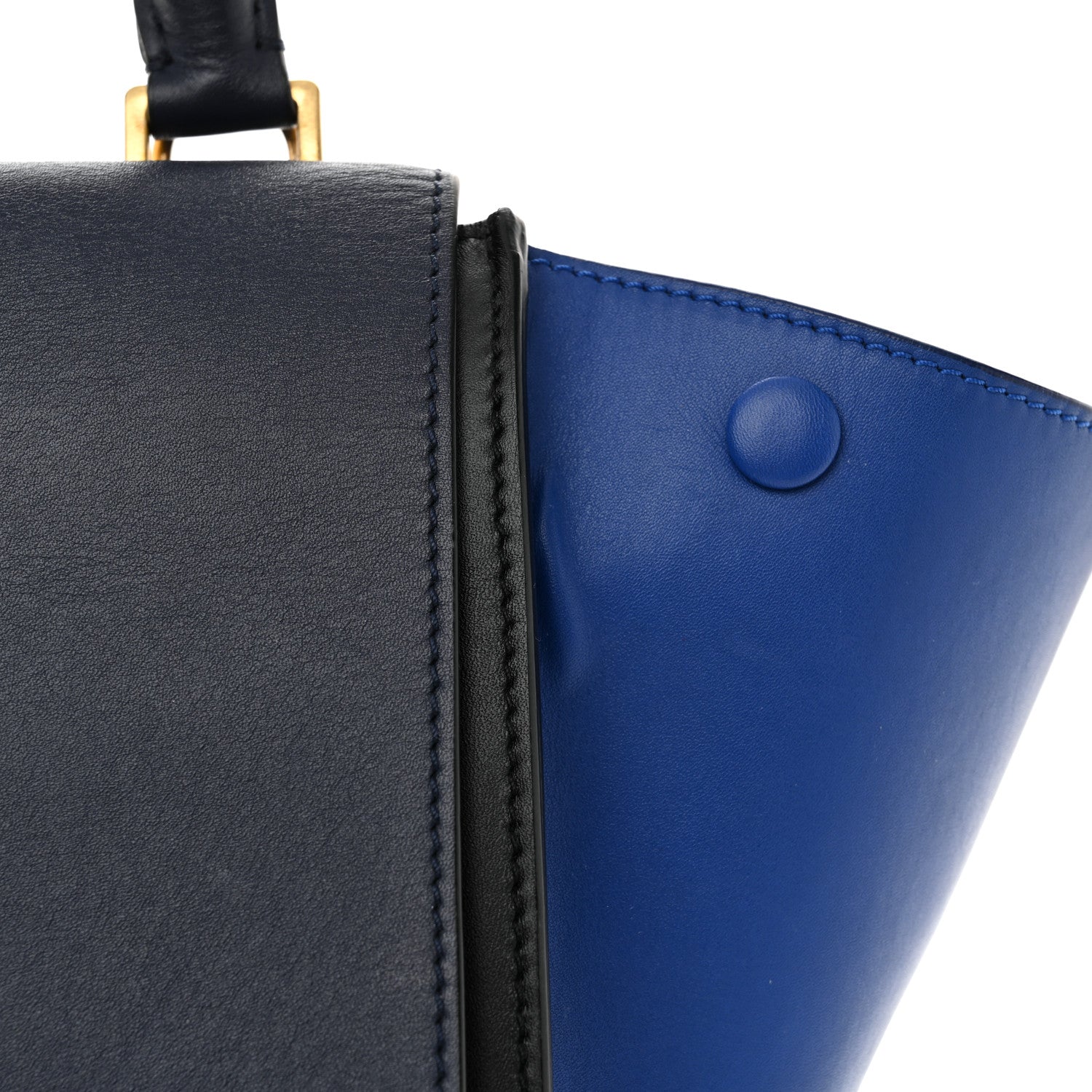 Celine Smooth Calfskin Medium Tri-Color Trapeze Ink 10 of 10