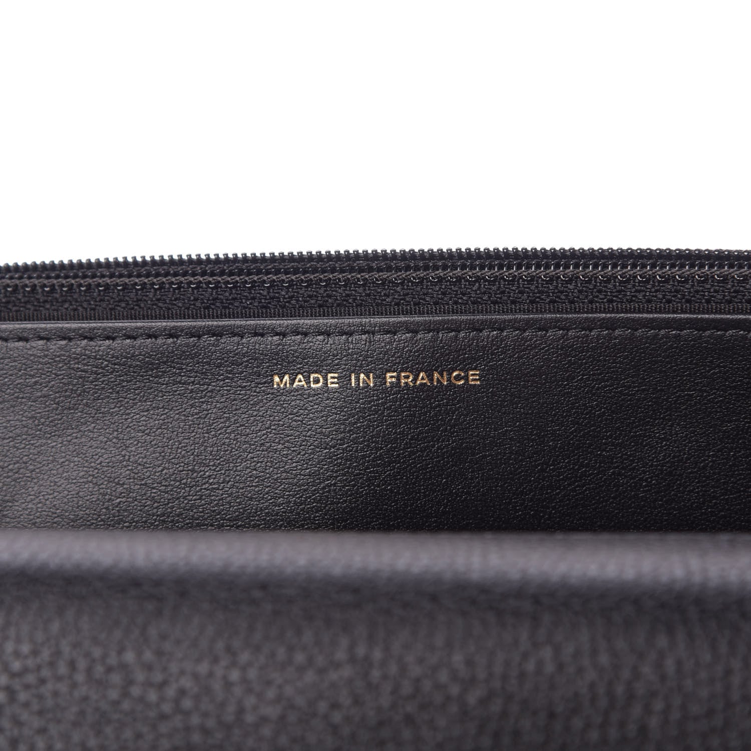 Chanel Calfskin Crochet 19 Wallet On Chain WOC Black 9 of 10