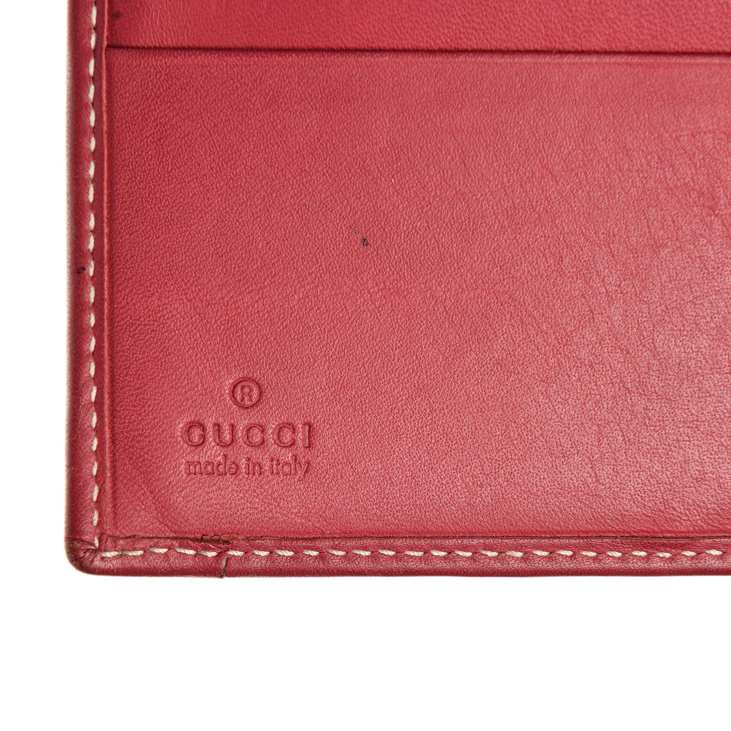 Gucci Calfskin Monogram Compact Wallet Pink 6 of 9