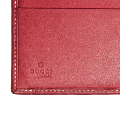 Gucci Calfskin Monogram Compact Wallet Pink 6 of 9