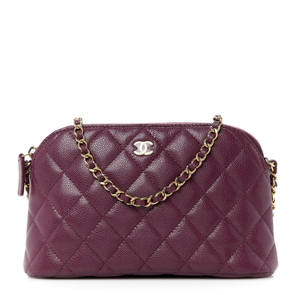 Chanel Caviar Quilted Classic Clutch With Chain Dark Burgundy 1 of 10