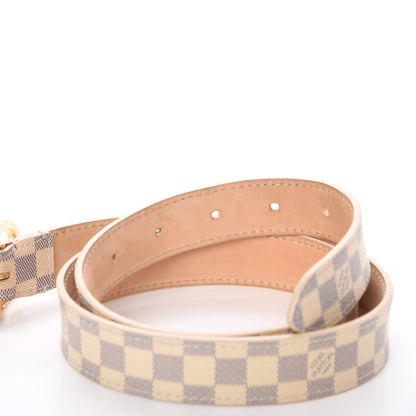 Louis Vuitton Damier Azur 25mm Belt 80 32 4 of 8