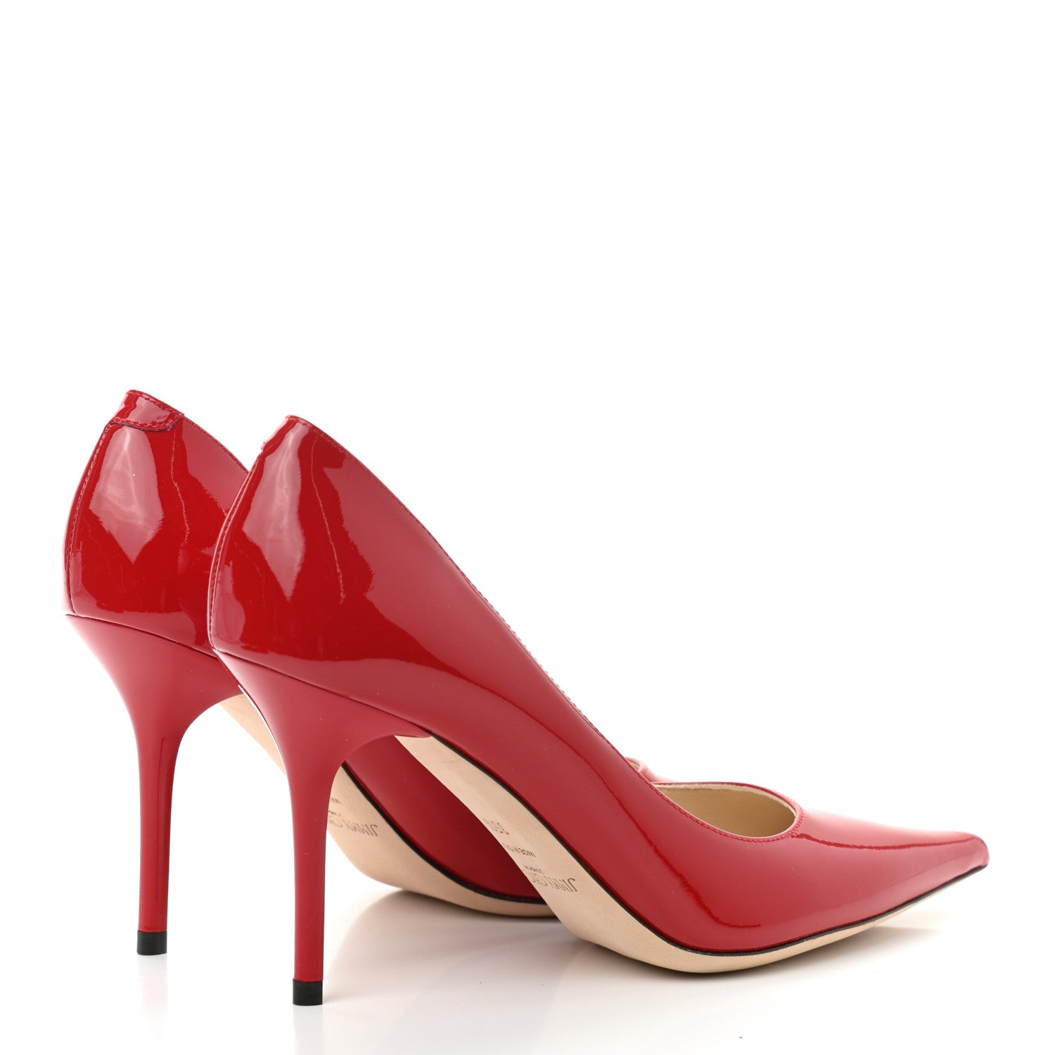 Jimmy Choo Patent Romy Pumps 35.5 Red 4 of 8