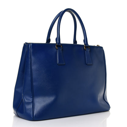 Prada Saffiano Large Galleria Double Zip Tote Bluette 4 of 32