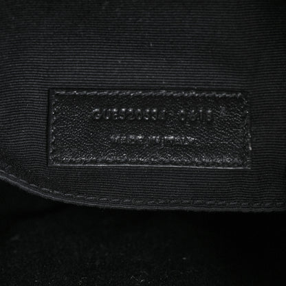 Saint Laurent Calfskin Matelasse Monogram Lou Camera Bag Dark Legion Red 7 of 10