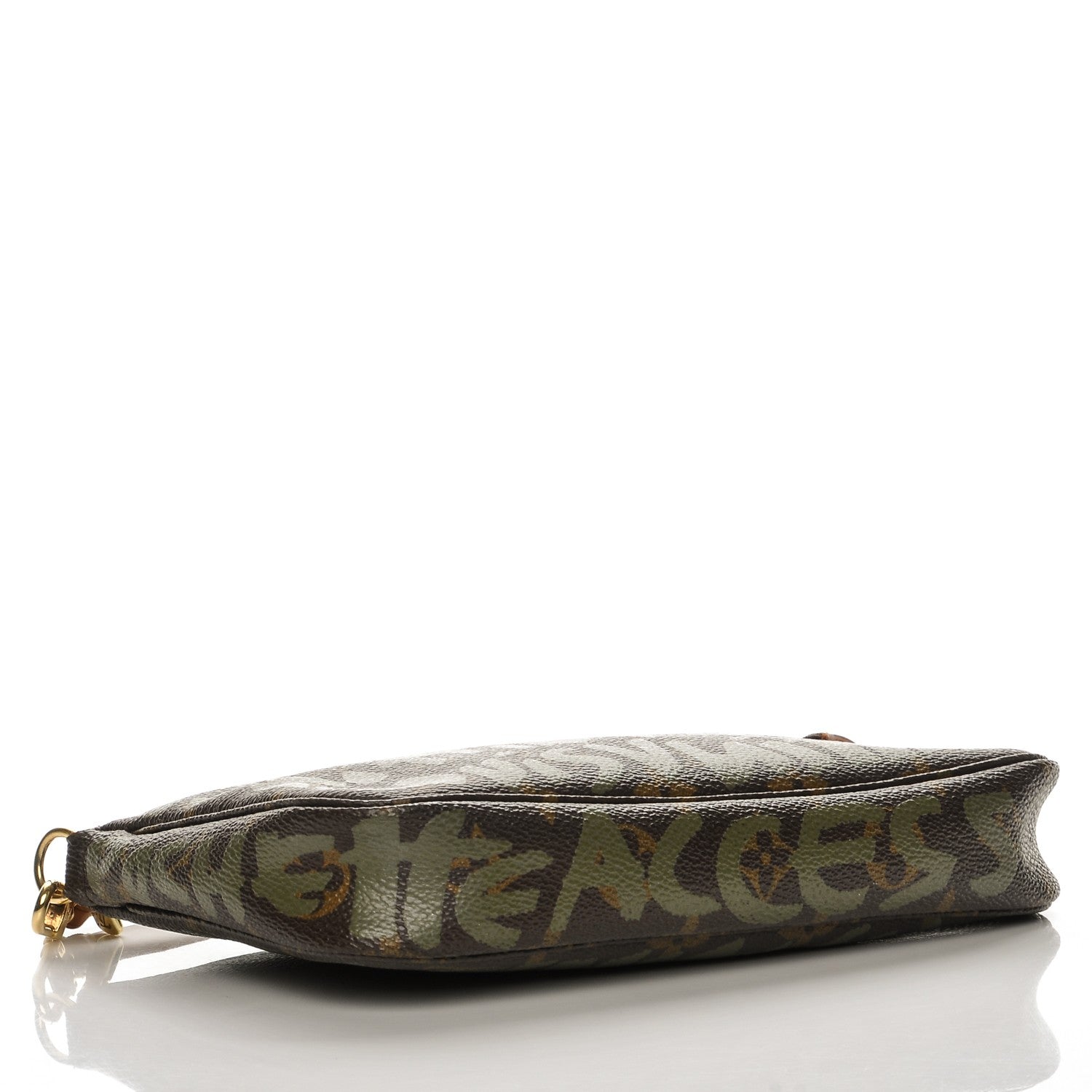Louis Vuitton Monogram Graffiti Pochette Accessories Kaki 4 of 7