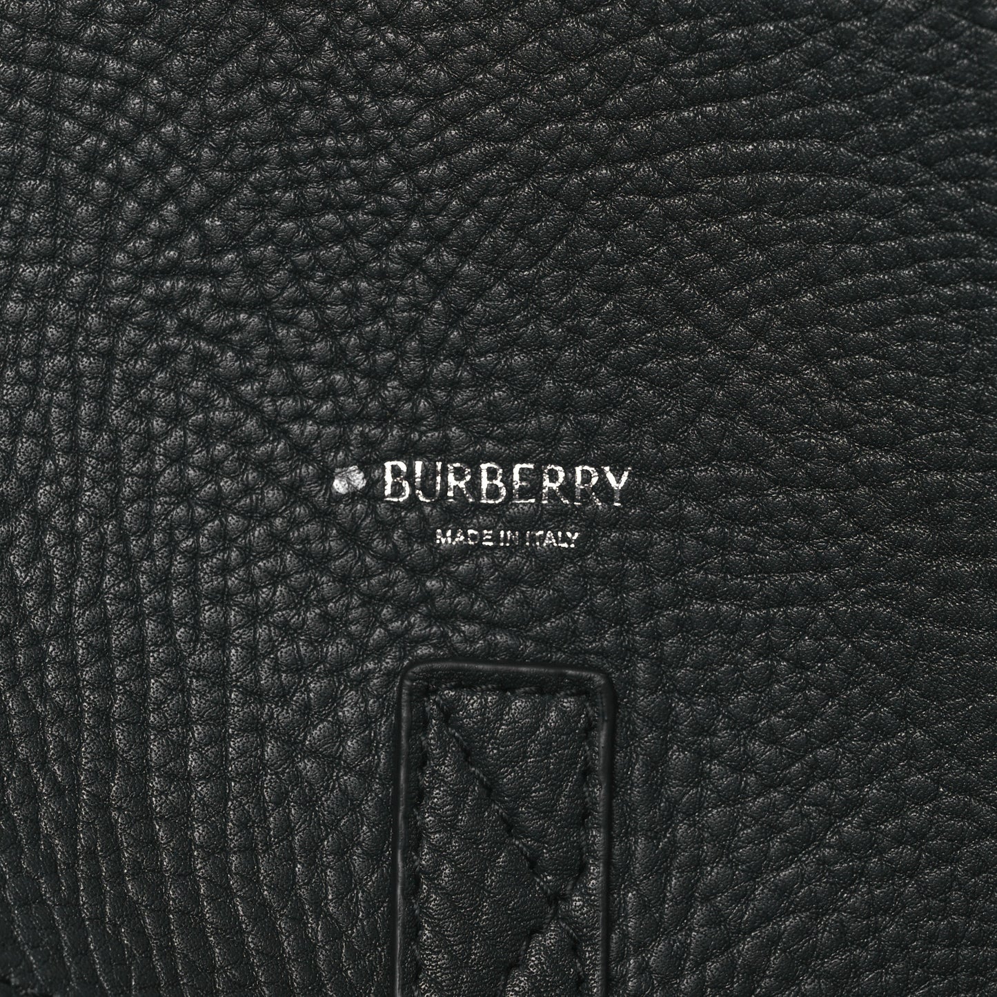 Calfskin Large Horn Bag Black