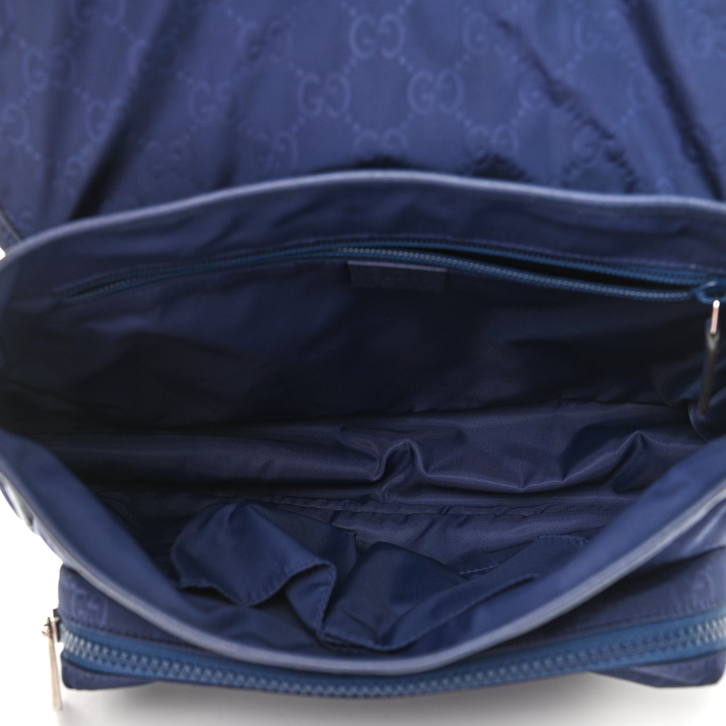 Nylon Monogram Double Buckle Flap Messenger Bag Tide