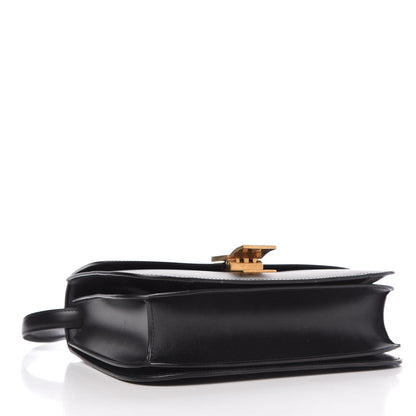 Celine Box Calfskin Medium Classic Box Flap Bag Black 4 of 9