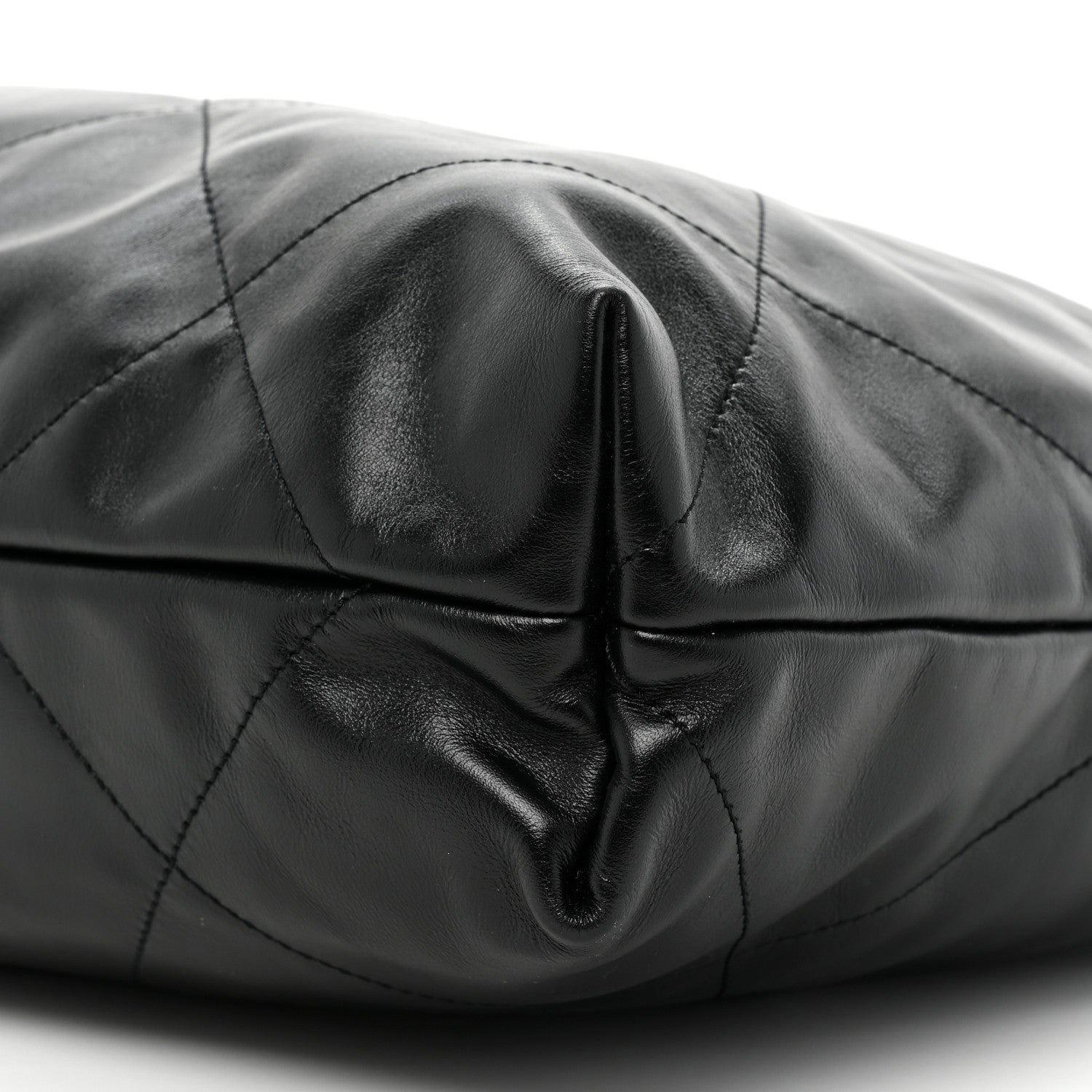 Chanel Shiny Calfskin Quilted Chanel 22 Black 10 of 11