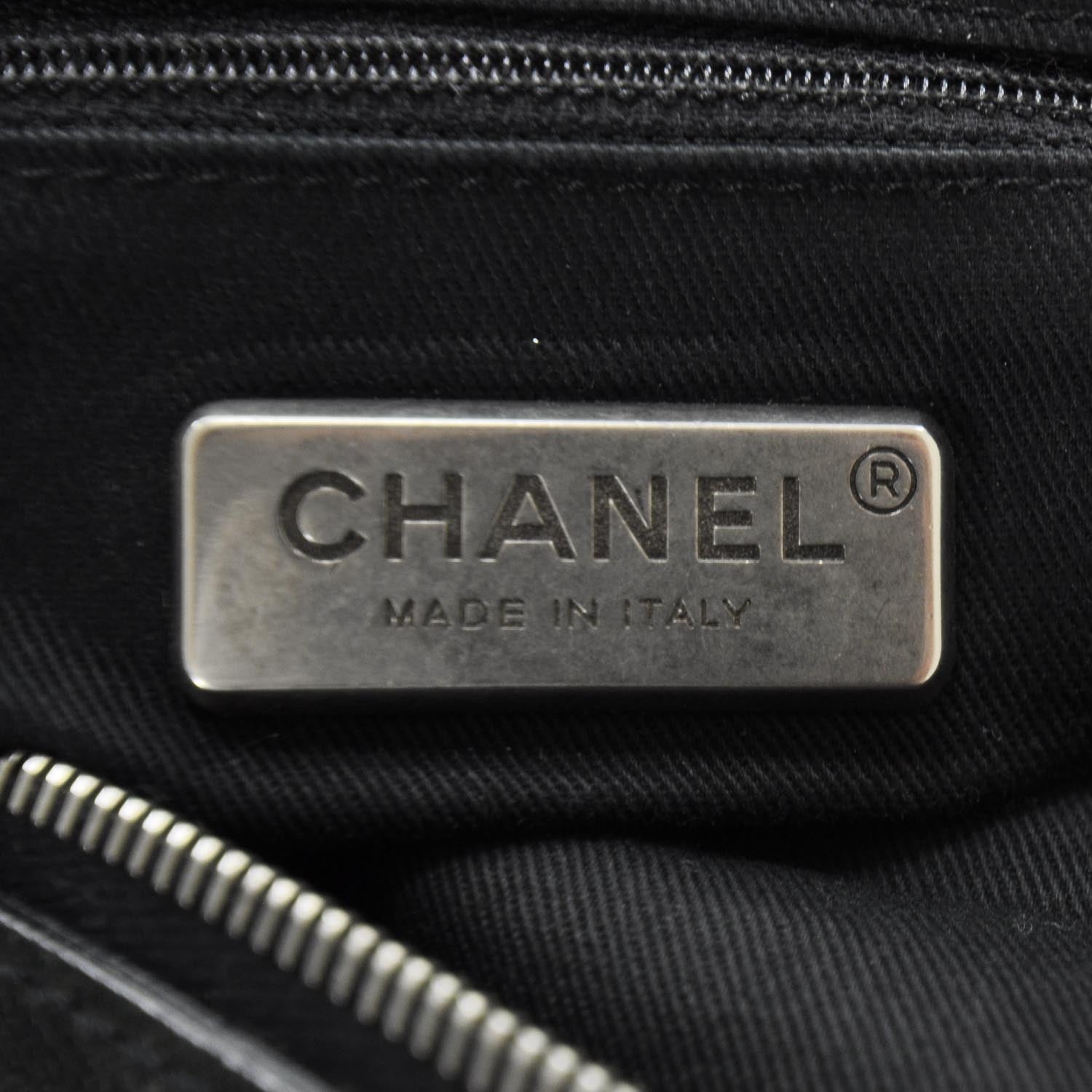 Chanel Caviar Outdoor Ligne Doctor Bag Black/Dk Grn tint 11 of 13