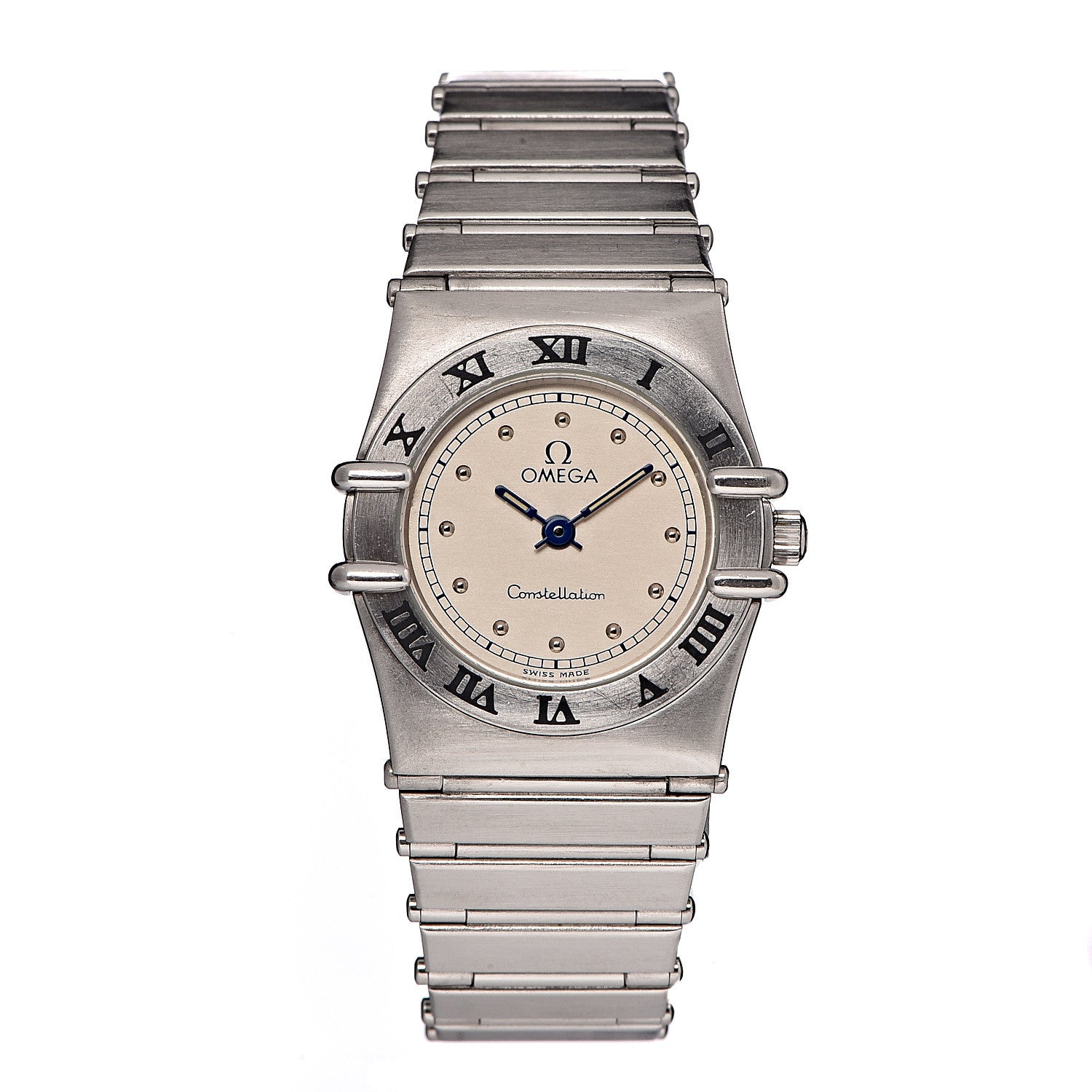 Omega Stainless Steel 23mm Constellation Quartz Watch White 1570.30 1 of 6