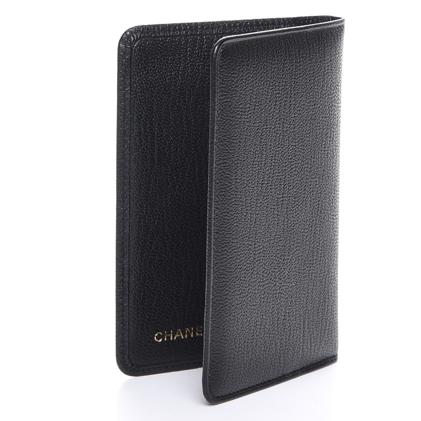 Goatskin Card Holder Wallet Black