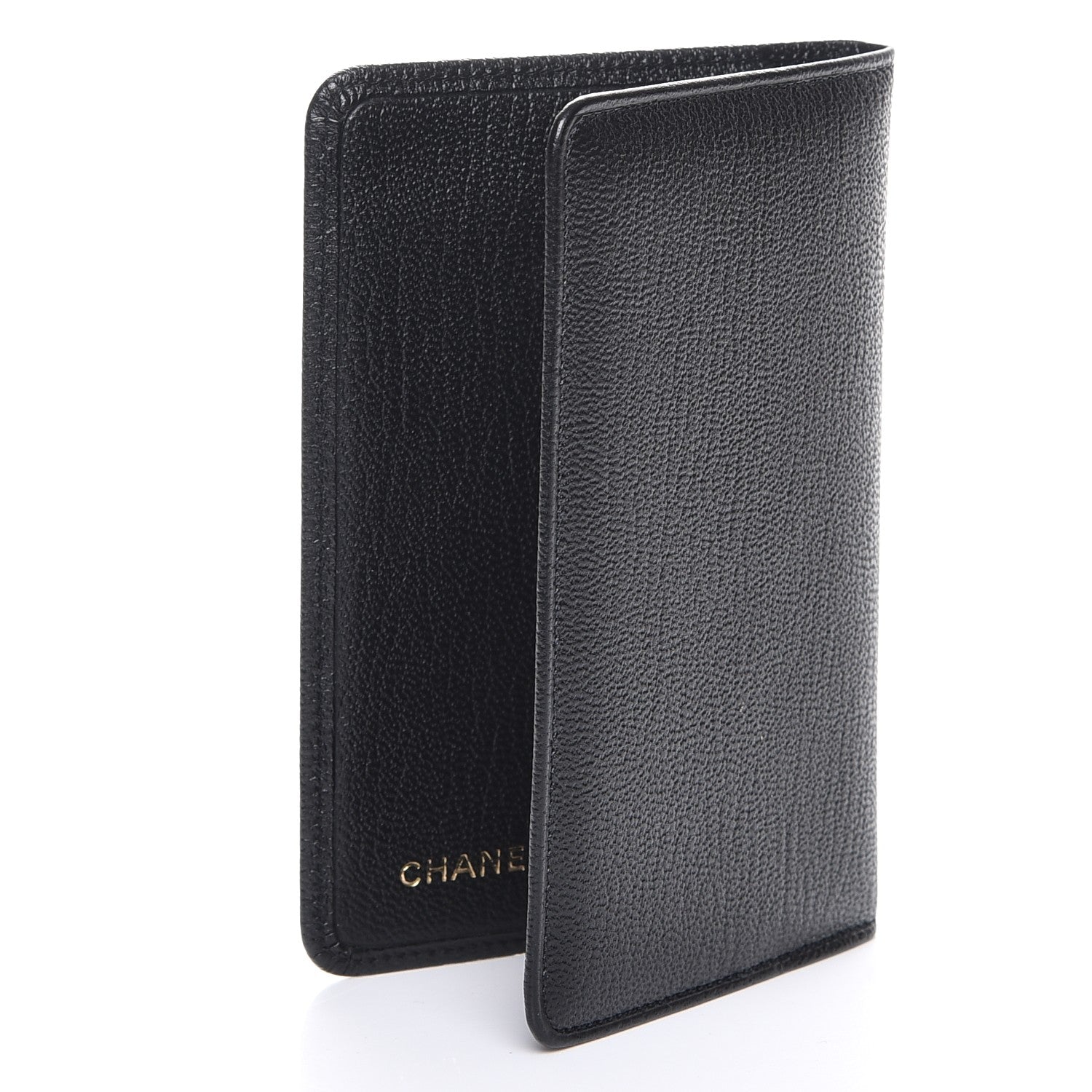 Chanel Goatskin Card Holder Wallet Black 3 of 9