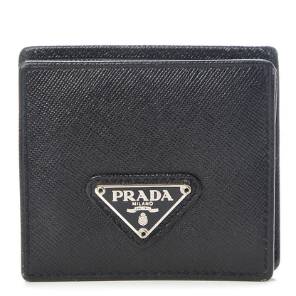 Prada Saffiano Coin Purse Nero Black 1 of 9