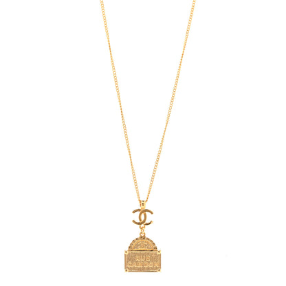 Chanel Metal CC Rue Cambon Necklace Necklace Gold 1 of 7