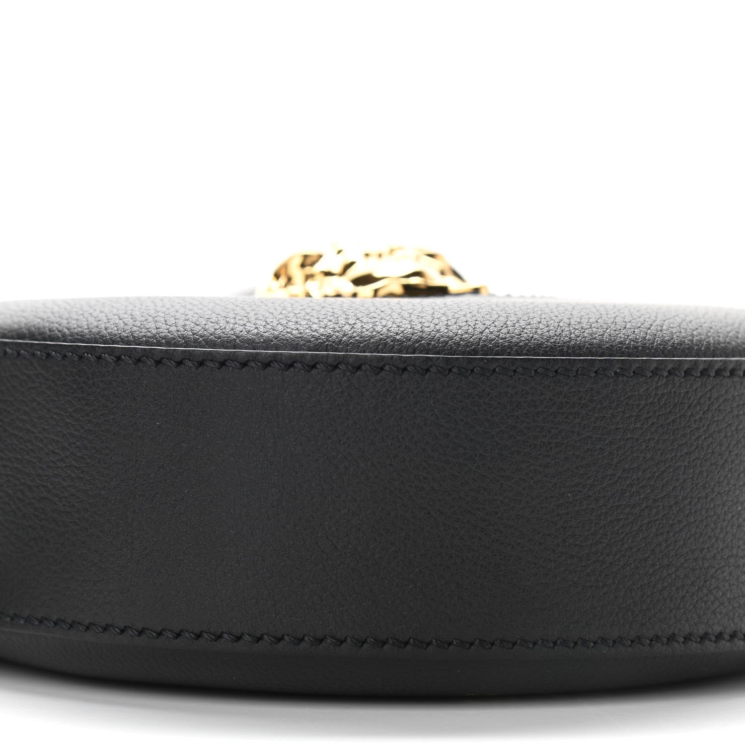 Versace Calfskin La Medusa Round Camera Bag Black 8 of 9