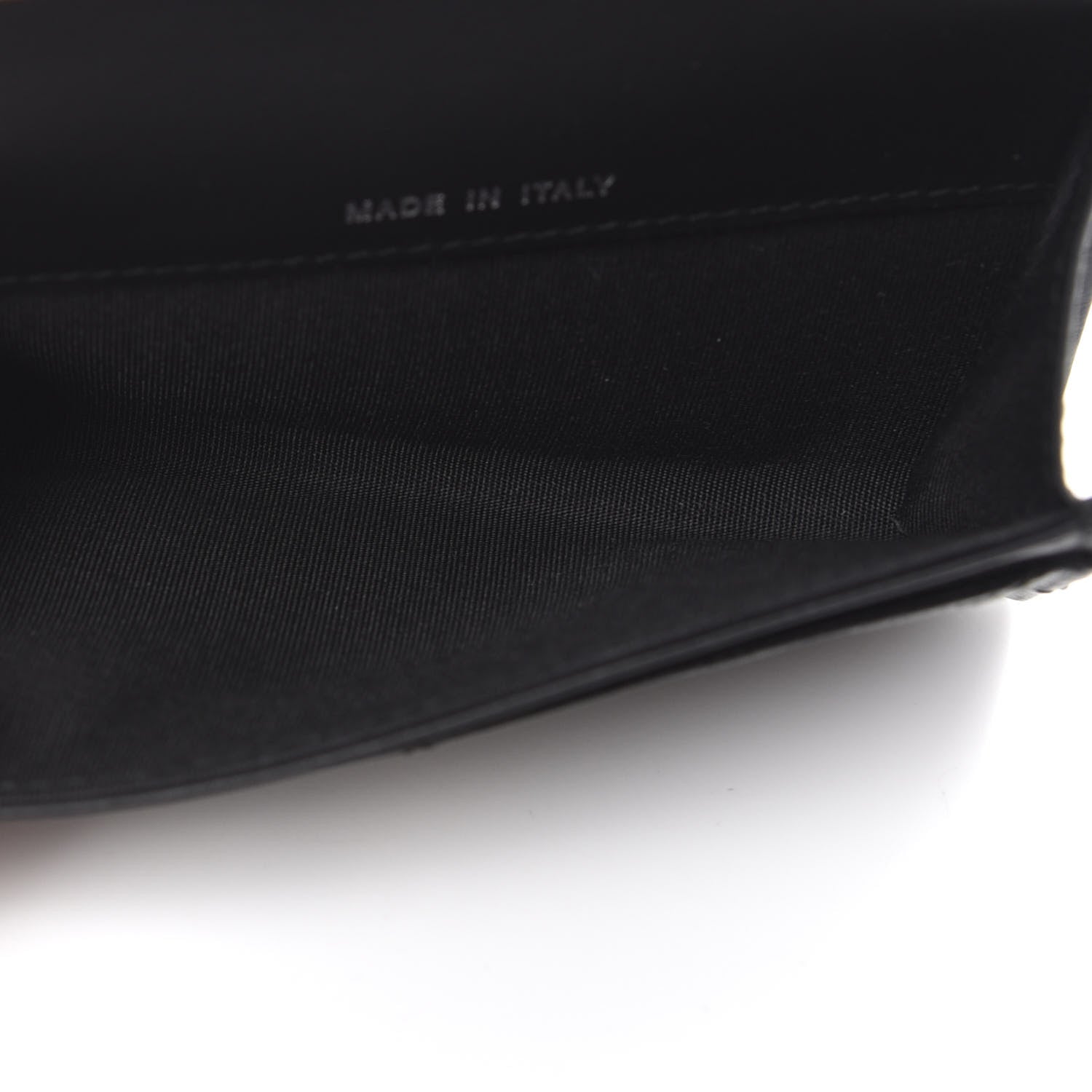 Chanel Calfskin Quilted Boy Flap Card Holder Black 5 of 9