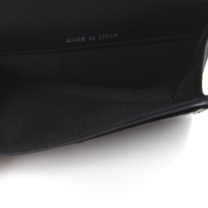 Chanel Calfskin Quilted Boy Flap Card Holder Black 5 of 9