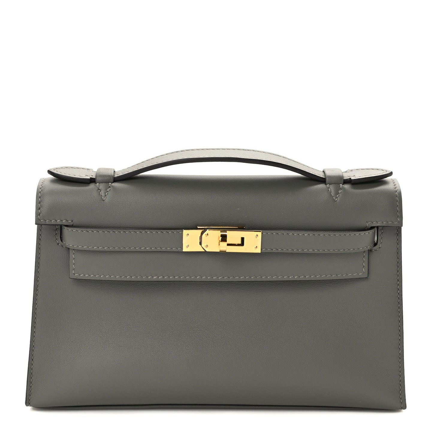 Swift Kelly Pochette Clutch Gris Meyer