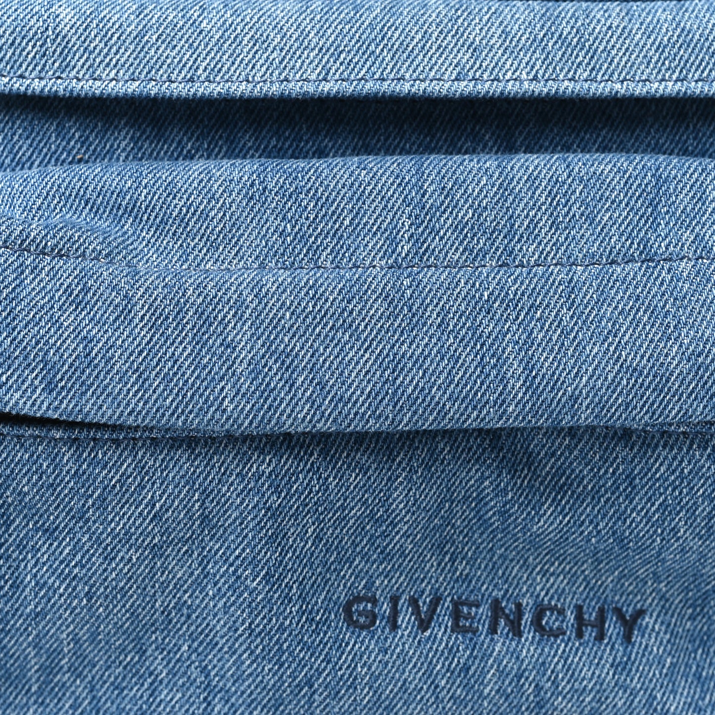 Essential U Denim Belt Bag Light Blue