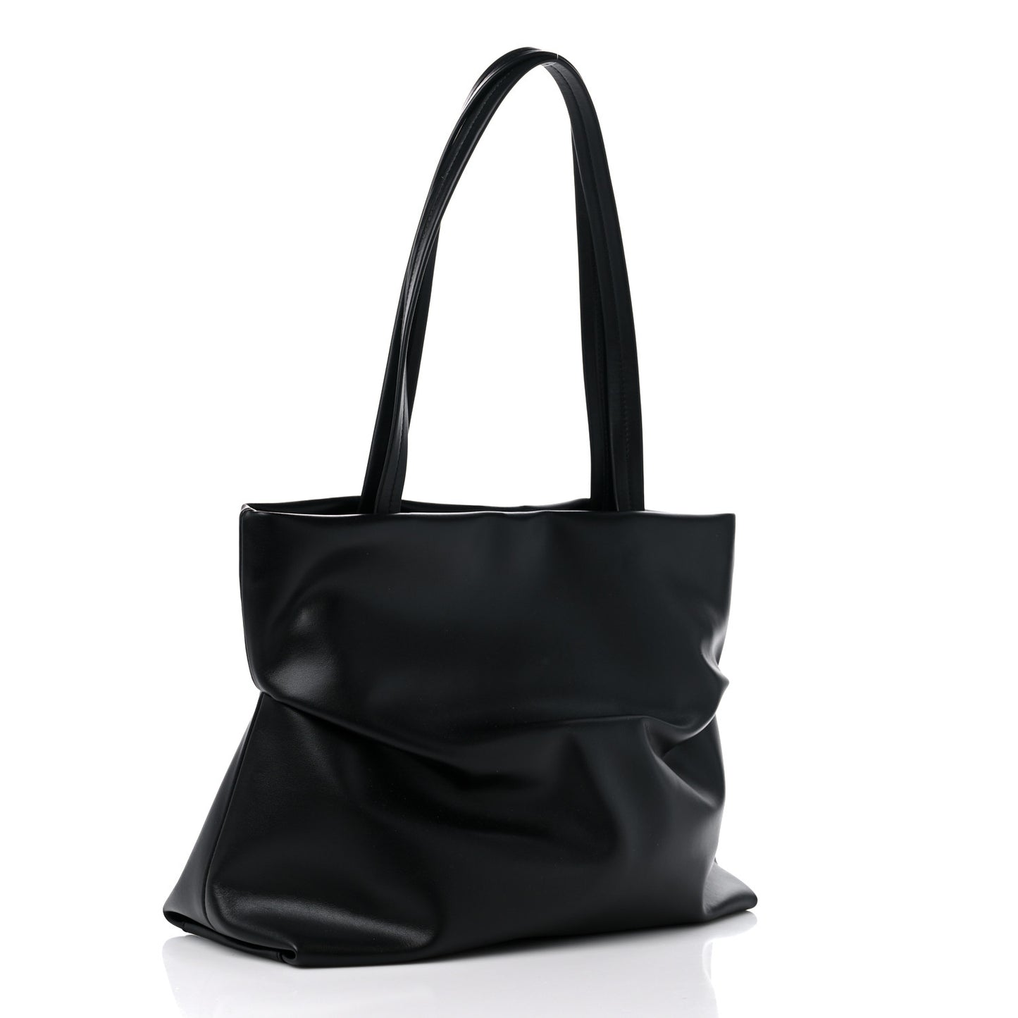 Calfskin Judy East West Tote Black