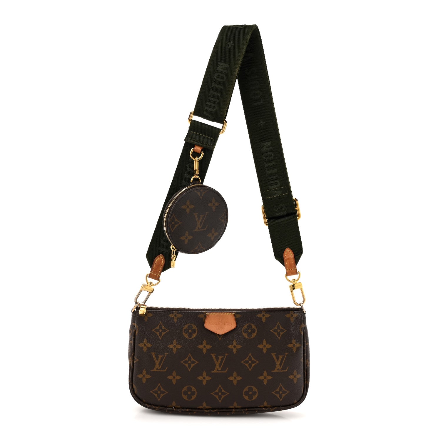 Louis Vuitton Monogram Multi Pochette Accessories Large Pochette Kaki 1 of 17