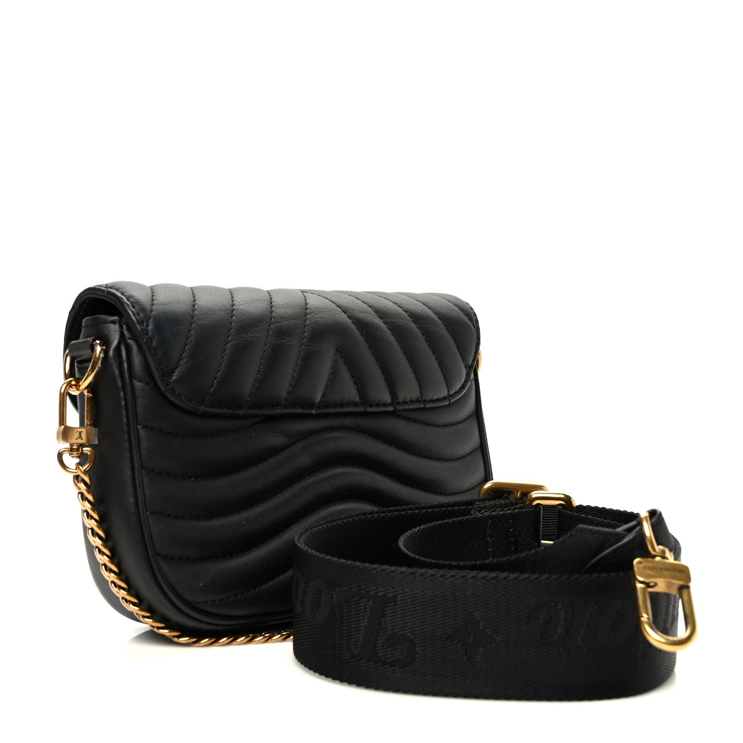 Louis Vuitton Calfskin New Wave Multi Pochette Black 11 of 11