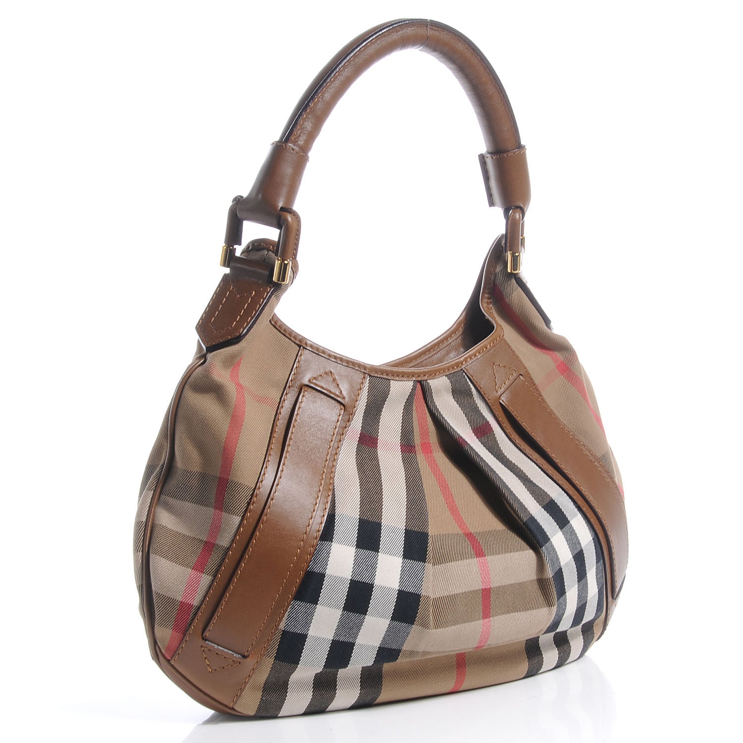 Burberry House Check Phoebe Hobo 3 of 8