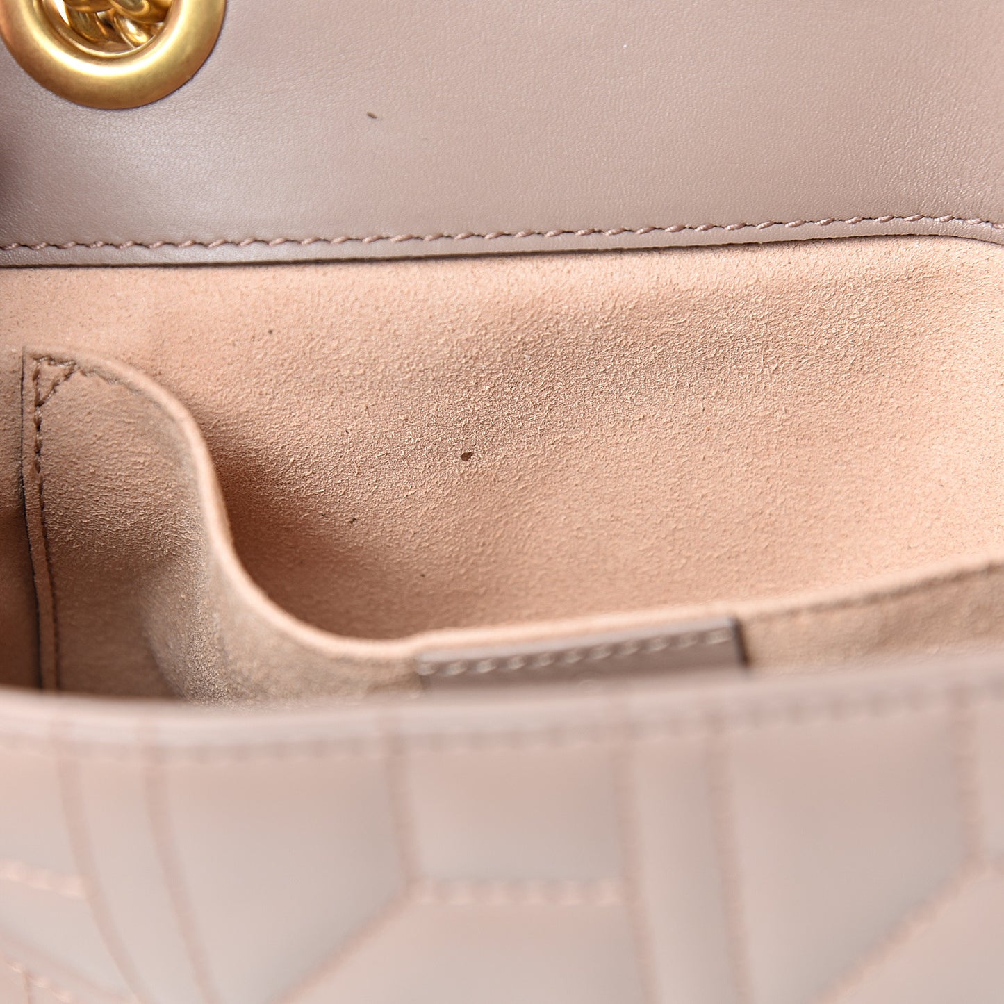 Calfskin Matelasse Studded Mini Pearly GG Marmont Shoulder Bag Porcelain Rose