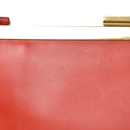 Celine Smooth Calfskin Mini Clasp Bag Red 11 of 12