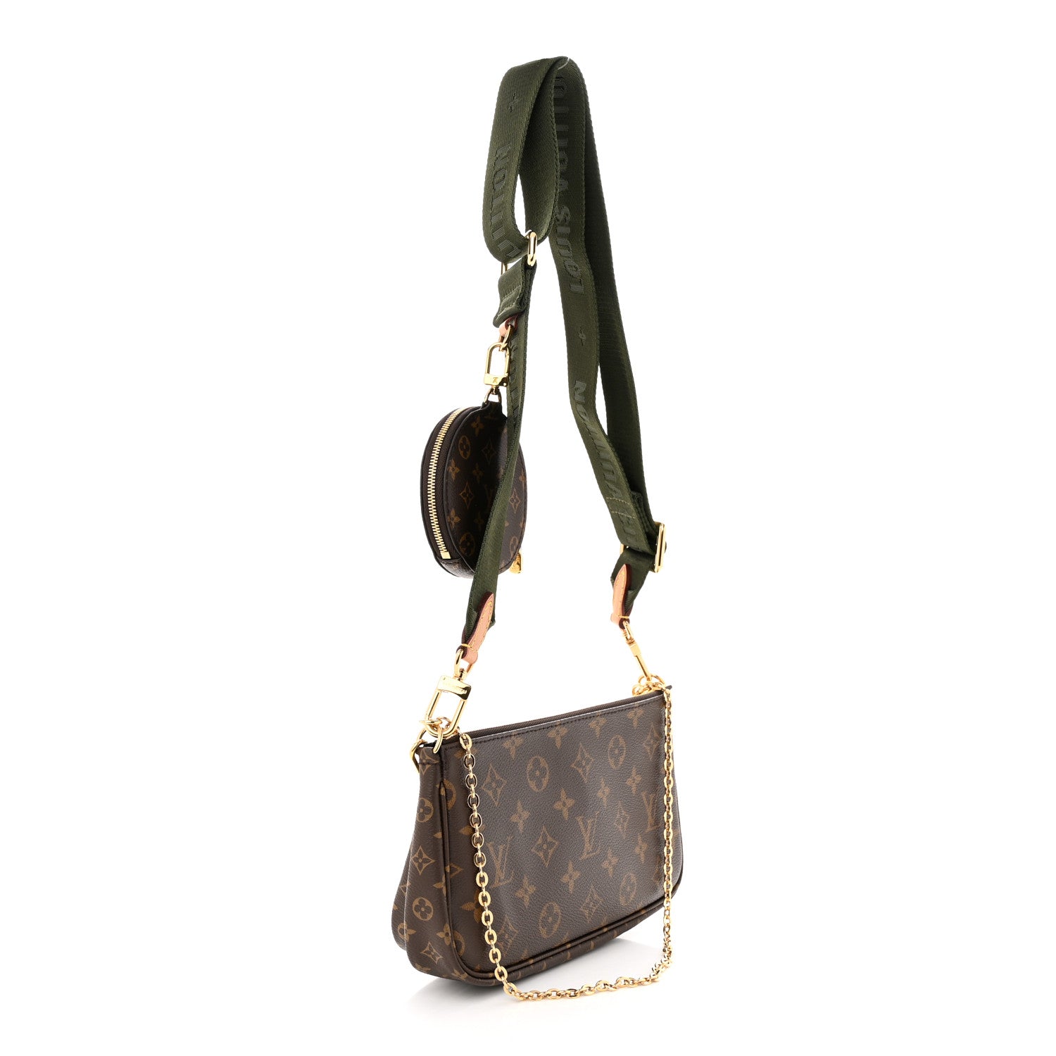 Louis Vuitton Monogram Multi Pochette Accessories Kaki 3 of 11