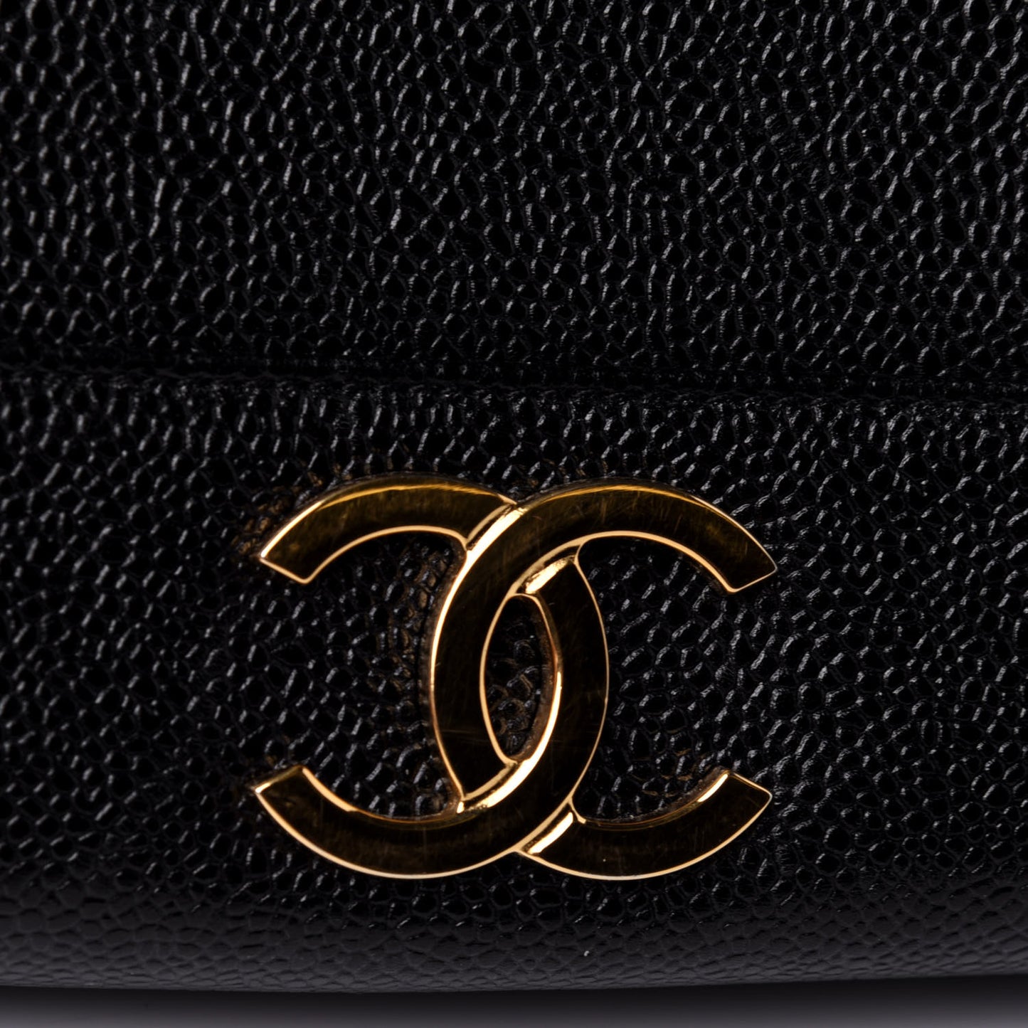 Caviar CC Shoulder Bag Black
